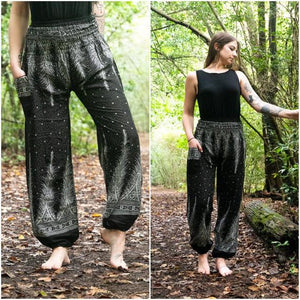 Black Peacock Pants - coastland chic | Make Your Day More Comfortable